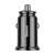 Baseus Circular car charger, black, 30W, dual USB and USB-C ports