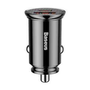 Baseus Circular PD QC4.0 + 5A 30W Autoladegerät - Schwarz