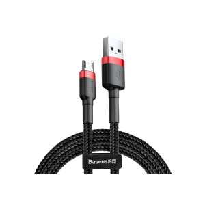 Kabel Baseus Cafule, Micro USB, 1,5A, 2m, czerwono-czarny