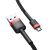 Kabel Baseus Cafule, Micro USB, 1,5A, 2m, rot-schwarz 43800501