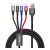Baseus Fast 4in1 USB-C + 2x Lightning + Micro 3,5A 1,2m kábel (KB2L435A12BK) #fekete 43921816