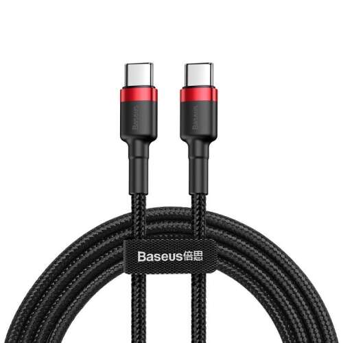 Baseus Cafule USB-C PD 2.0 60W 1m kábel (CATKLF-G91) #fekete-piros
