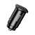 Baseus CCALL-DS01 dual USB car charger, black