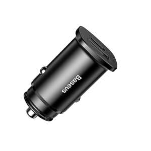 Baseus Square PPS Autoladegerät mit USB- und USB-C-Anschlüssen, schwarz - Baseus