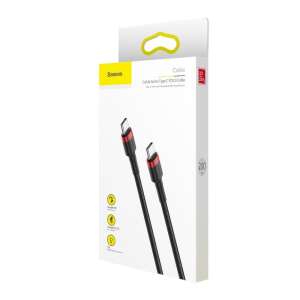 Cablu USB-C, 3.0 60W, 2m, negru-rosu, Baseus 80917676 Cabluri de date