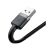Кабел Baseus Cafule, Плетен, USB, Lightning, QC3.0, 1.5A, 2m, черен (CALKLF-CG1) 100537581