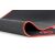 Close-up of Havit HV-MP830 gaming mouse pad with red stitched edges