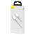 Cablu Date si Incarcare Baseus USB Type-C la tip Lightning, 2 m, 20W,CATLGD-A02, Alb (CATLGD-A02) 43802581