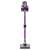 Jimmy JV85 Pro cordless stick vacuum cleaner, grey and purple, front view showing the main features and accessories