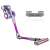 Jimmy JV85 Pro cordless stick vacuum cleaner, purple and grey, with wall mount and charging station