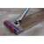 JIMMY JV85 cordless stick vacuum cleaner, close-up of the floor brush on a wooden floor