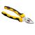 Deli Tools EDL2007 7-inch Combination Pliers with yellow and black handle