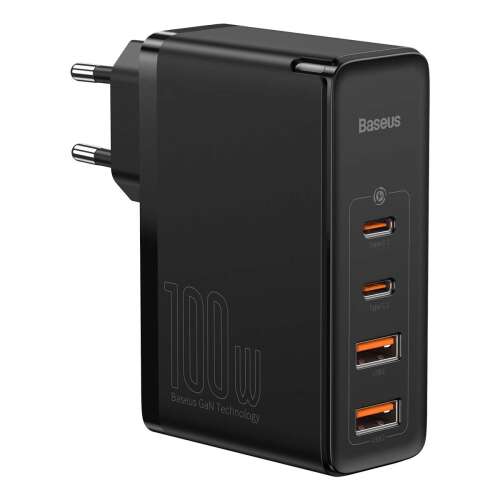 Baseus CCGAN2P-L01 GaN2 Pro Wall charger 2x USB + 2x USB-C 100W EU #black
