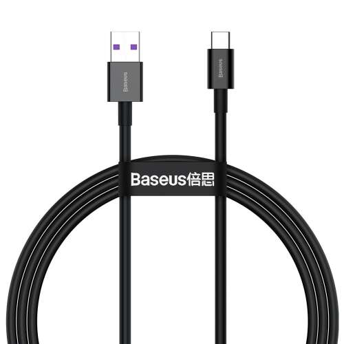 Baseus Superior USB - USB-C kábel 66W - Čierny