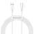 Cablu Baseus Superior Series USB-C la USB, încărcare rapidă 66W, 2m, alb