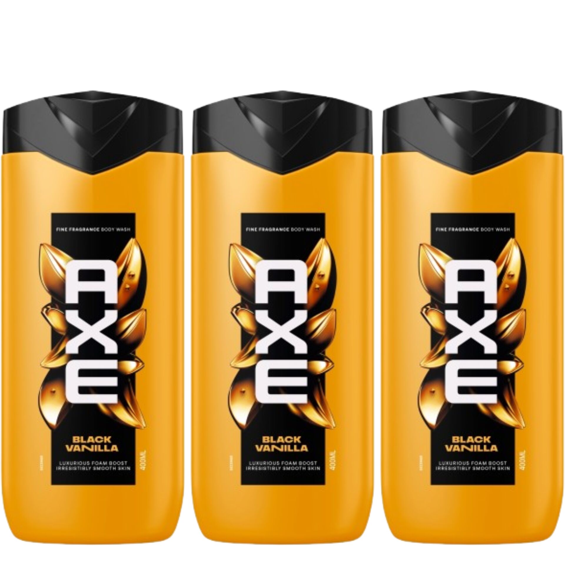 E-shop Axe Fine Fragrance Collection Black Vanilla Sprchový gél 3x400ml