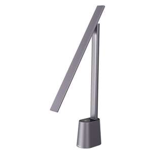 Baseus Smart Eye desk lamp in gray, angled view - Baseus