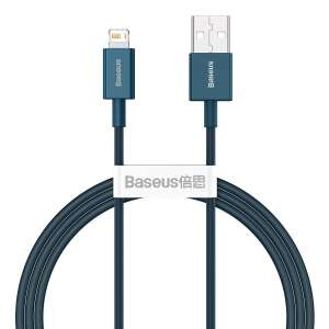 Baseus Superior USB - Lightning 2.4A 1m (CALYS-A03) #blue 43749060 Cabluri de date