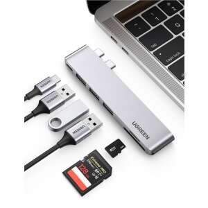 UGREEN CM251 adaptor USB-C hub pentru MacBook Air / Pro (gri) 44097351 Adaptoare de rețea