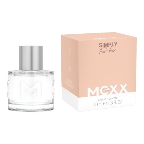 MEXX Simply for Her Eau de Toilette 40ml nőknek, tiszta üveg és doboz - Női parfüm