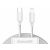 Cablu Baseus USB-C la Lightning, alb