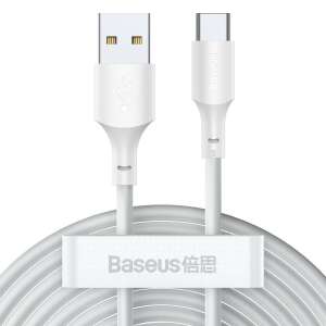 Baseus Simple Wisdom USB-C na USB-A kabel, 40W, Bijeli - USB kabel