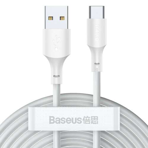 Baseus Simple Wisdom USB-C na USB-A kábel, 40W, Biely