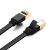 Ugreen 8M Cat7 U/FTP (STP) network cable, black, angled view