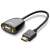 Ugreen HDMI to VGA adapter cable, black, 0.25m