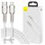 Kabel ładujący USB-C do Lightning Baseus Cafule, PD, 20W - Biały, 2m 80896239