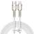 Kabel Baseus Cafule USB-C do Lightning, szybkie ładowanie 20W PD, 2m długości, białe