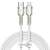 Kabel Baseus Cafule USB-C do Lightning, szybkie ładowanie 20W PD, 2m długości, białe