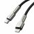 Baseus Premium Type-C – zu Lightning (Apple) Kabel – Metallkopf, 1 Meter, 20 W Ladeleistung, Kevlar-Abdeckung – schwarz 138451675
