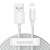 Baseus TZCALZJ-02 Simple Wisdom USB – Lightning Daten- und Ladekabel 2,4 A 1,5 m 2 Stück weiß 46707606