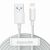 Baseus TZCALZJ-02 Simple Wisdom USB – Lightning Daten- und Ladekabel 2,4 A 1,5 m 2 Stück weiß 46707606