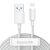 Baseus TZCALZJ-02 Simple Wisdom USB – Lightning Daten- und Ladekabel 2,4 A 1,5 m 2 Stück weiß 46707606