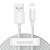 Baseus TZCALZJ-02 Simple Wisdom USB – Lightning Daten- und Ladekabel 2,4 A 1,5 m 2 Stück weiß 46707606