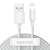 Baseus TZCALZJ-02 Simple Wisdom USB - Lightning dátový a nabíjací kábel 2,4A 1,5m 2 kusy biely 46707606