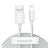 Baseus TZCALZJ-02 Simple Wisdom USB - Lightning dátový a nabíjací kábel 2,4A 1,5m 2 kusy biely 46707606