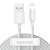 Baseus TZCALZJ-02 Simple Wisdom USB - Lightning dátový a nabíjací kábel 2,4A 1,5m 2 kusy biely 46707606