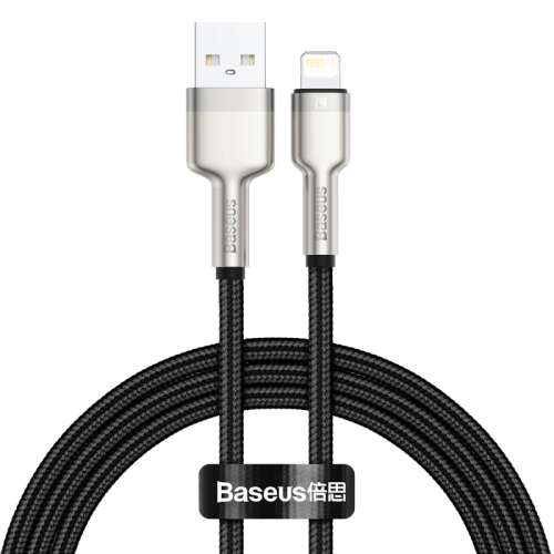 Baseus Cafule sorozat Metal adatkábel USB IP 2.4a 1 m fekete
