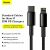 Kabel Baseus Baseus CATLWJ-01 Lightning - USB-C PD kabel 20W 480Mb/s 1m - crni 43806305