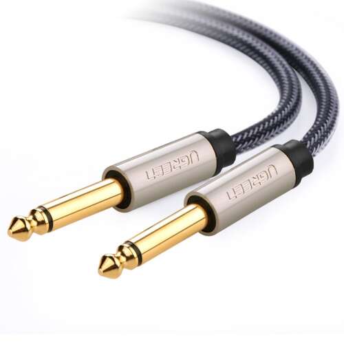 Ugreen 10636 audio kábel 1 M 6.35mm Fekete