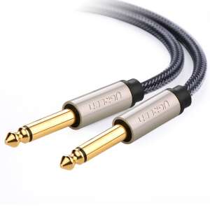 Kabel audio Ugreen 10636 6,35 mm, długość 1 metr, czarny - Ugreen