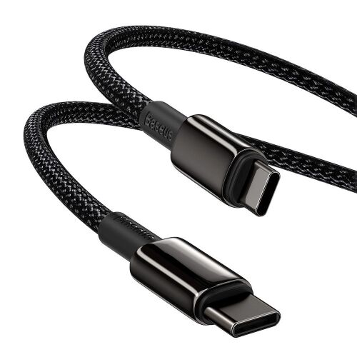 Kabel Baseus Tungsten Gold USB-C do USB-C z bliska