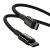 Kabel do szybkiego ładowania danych Baseus Tungsten Gold 100W 1m USB-C do USB-C czarny 134207341