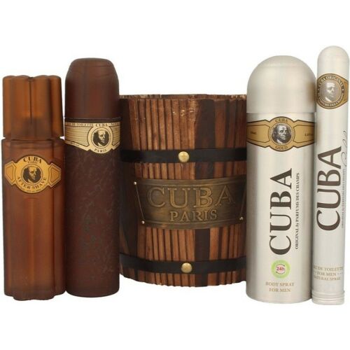 Cuba Gold Férfi Ajándékkészlet borotválkozás utáni arcszesszel, testpermettel és Eau de Toilette-tel - Férfi parfüm szett