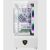 KEEP OUT XC-301W GLASS Micro Tower Számítógépház + 3db 120mm ventilátor - Fehér 152502743