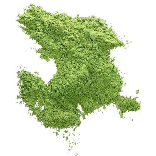 Közelkép a Health Bar matcha tea porról - Élelmiszer és ital