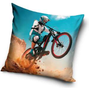 Bicycle cushion cover, 40x40 cm, mountain bike design - Pillowcase